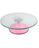 360 Rotating Premium Glass Turntable (Random Colour)