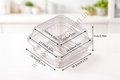 PVC Bento Box (Pack of 3)
