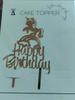 HB6 Acrylic Happy Birthday Topper