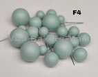 Pastel Green Matte Finish Faux Balls (F04)
