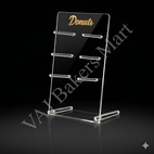 Acrylic 6Pc Donut Display Stand 10"W x 16"H