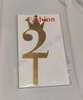Acrylic Numerical Topper No.2
