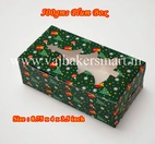 500g Plum Cake Box Rectangle Green (Pack of 5)