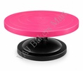 360 Degree Smooth Rotating Pink Fiber Turntable