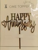 HA1 Acrylic Happy Anniversary Topper