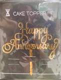 HA2 Acrylic Happy Anniversary Topper