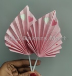Pink Palm Leaf Topper
