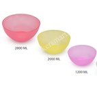 Multipurpose Mixing Bowl Plastic Set of 3