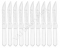 Transparent Heavy PVC Plastic Knife (L) (Pack of 10)