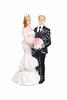 Wedding Couple Ceramic Figure Cake Topper Decorations