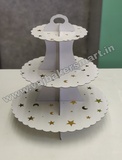 CS1 Paper Cup Cake Stand (Gold Moon & Star)