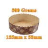 500g Bake and Serve Round Paper Baking Mould  (Pack of 5)