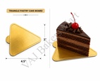 Triangle Gold Pastry Base 3" x 4.5" (Pack of 10)