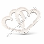 Twin Heart Fondant Cutter (Entwined Hearts)