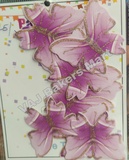 BTG33 Glittery Wings Butterfly Topper