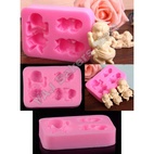 3 in 1 Baby Silicon Fondant Mouls