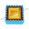 Colourful Square Shape Cookie/Biscuit/Fondant/Cake Cutter - 5pcs