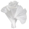 Pearl Noor Net 3-4M (Wrinkled Wave Mesh) - White