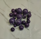Purple Metallic Faux Balls