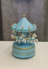 Beautiful Rotating Carousel with Music (Blue)