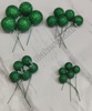 Green Glitter Faux Balls