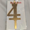 Acrylic Numerical Topper No.4