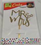 W9 Acrylic Wedding Cake Topper