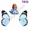TB10 Trending Princess and Butterfly Wings Topper