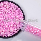 Pink Sugar Balls (Mixed Size) 50gms