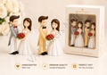 Miniature Wedding Couple Set (Random Colours)