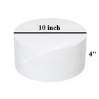 10" x 4" Circle Cake Dummy