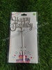 Happy Birthday Balloon Topper Imported (Silver)