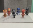 Avengers & Justice League Hero Figurines 3.5"H (Pack of 6)