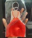 Frock Doll Topper (Red)