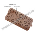 SM9 Button Chocolate Mould