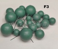 Forest Green Matte Finish Faux Balls (F03)