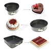 3Pcs 3Shapes Round Spring Form Mould (20cm, 22cm & 24cm)