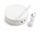 Electric 360 Rotating Display Stand 6" White