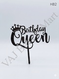 HB2 HBD Queen Black Topper