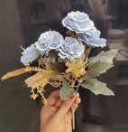 FB10 Foamiran Rose Peonyies Bunch