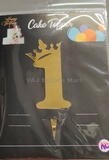 Acrylic Numerical Topper with Crown Big No.1