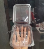 500ml Brownie | Cookie PVC Hinge Box (Pack of 5)