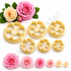 Rose Flower Cutter (Pack of 6)