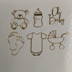 ABSTC1 Acrylic Baby Shower Theme Cutout