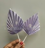 Violet Palm Leaf Topper