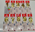 Imported Numerical Candle No.0-9 with Stick