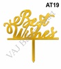 AT19 Best Wishes Acrylic Topper