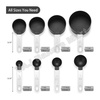 Colourful Measuring Cups and Spoons Stainless Steel