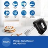 Philips Daily Hand Mixer Beater 300W 5 Speed Black - HR3705/10