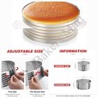 Cake Slicing Ring 6" to 8"